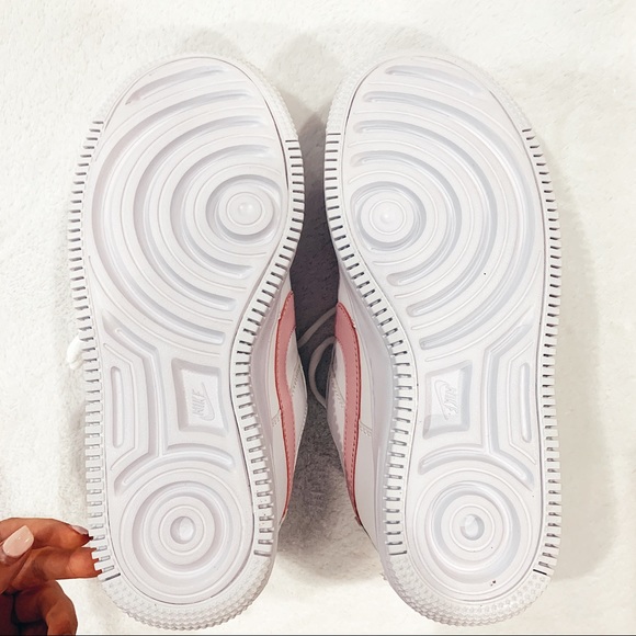 Nike Women Air Force 1 Shadow White Magic Flamingo - Picture 6 of 8